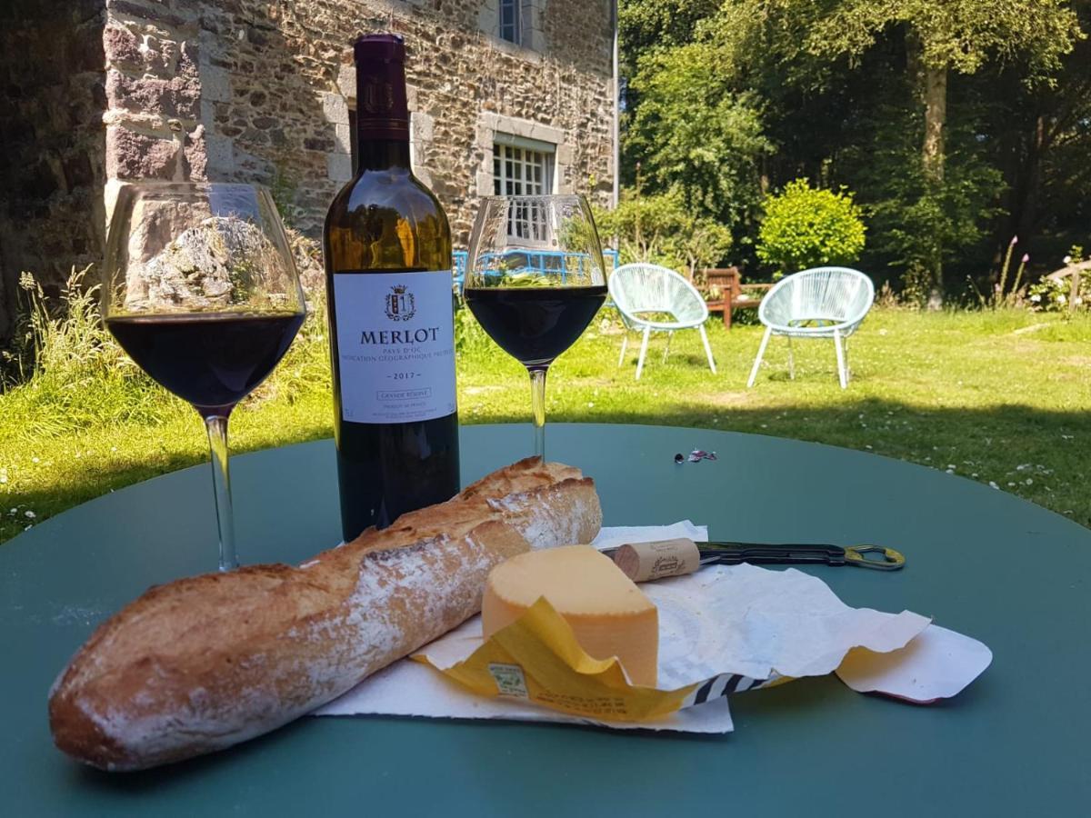 Le Vieux Moulin Bed & Breakfast Goudelin Bagian luar foto